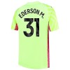 Camiseta de fútbol Portero Manchester City Ederson Tercera Equipación 23-24 - Hombre